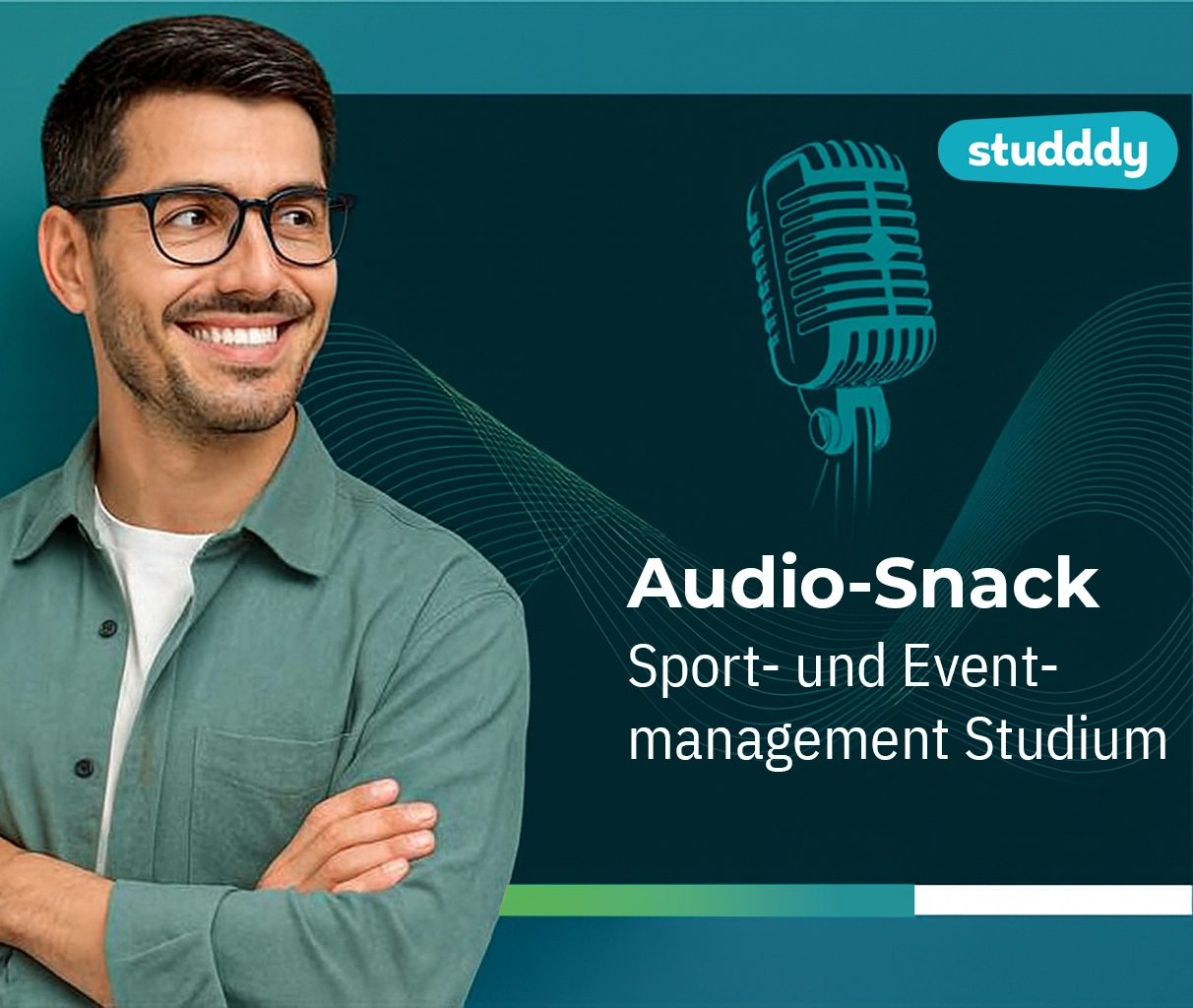 Studienberater Kian hat die wichtigsten Infos für dich zum Sport- und Eventmanagement.