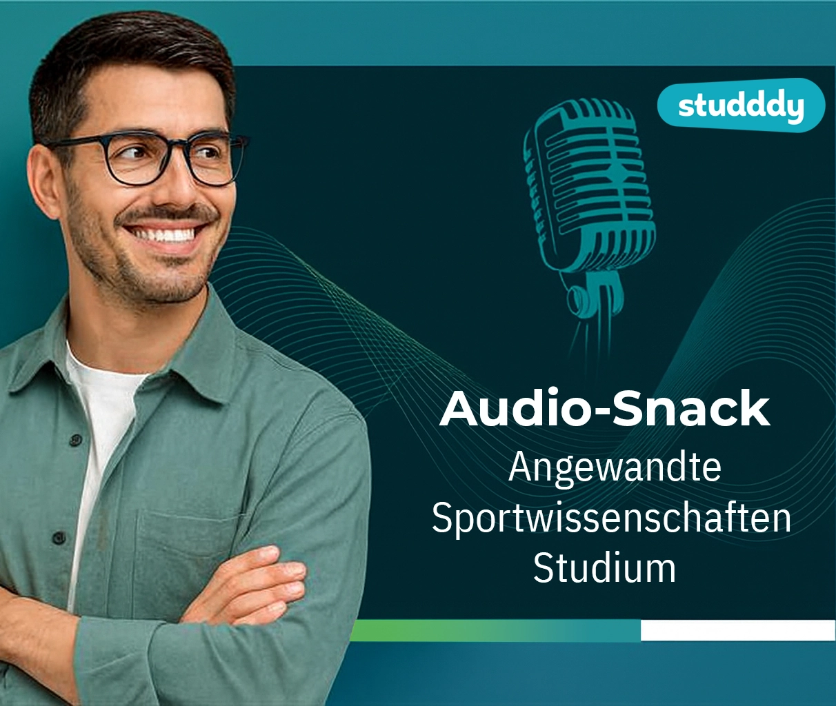Studienberater Kian stellt in 3 Minuten alle wichtigen Infos zum Angewandte Sportwissenschaft Studium vor.